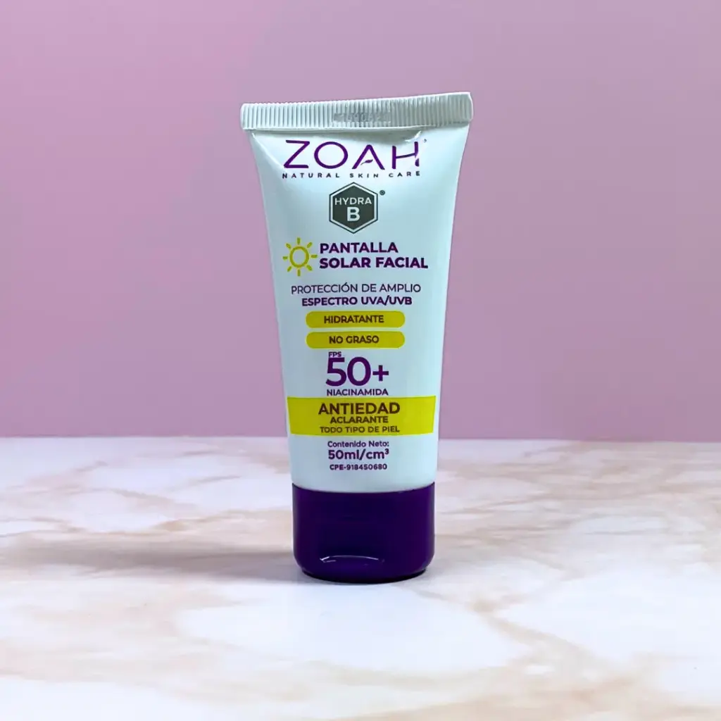 Pantalla Solar Facial FPS 50+ Zoah
