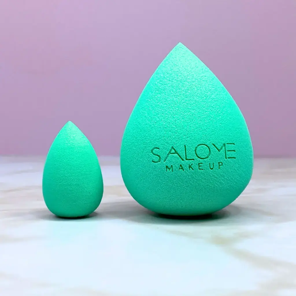 Dúo Esponjas Gotas Verde Salome
