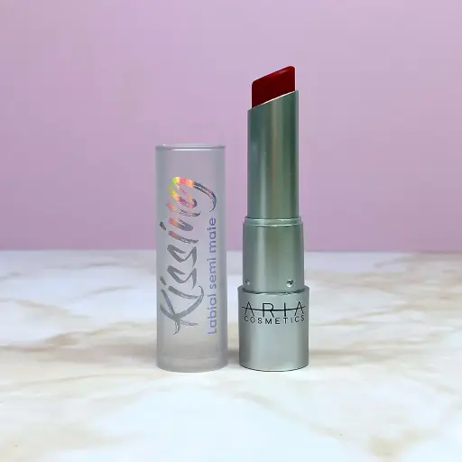 05 Labial Kissing Semi Mate Aria Cosmetics
