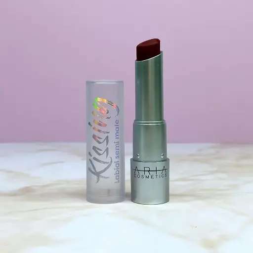 06 Labial Kissing Semi Mate Aria Cosmetics