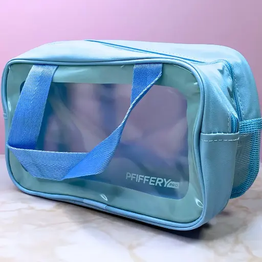 02 Bolso Cosmetiquero Mediano Azul PFIFFERY