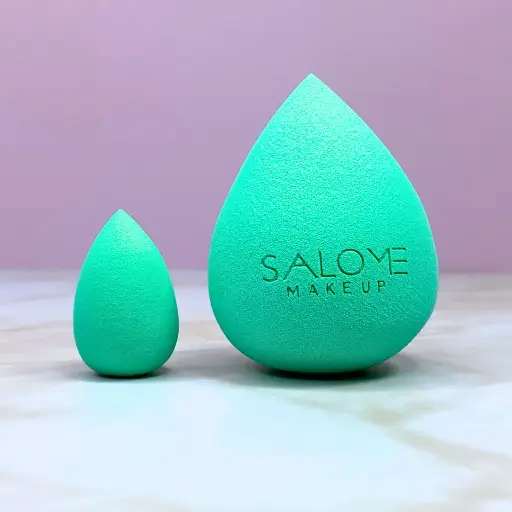Dúo Esponjas Gotas Verde Salome