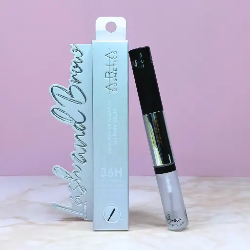 Máscara de Pestañas y Gel de Cejas Aria Cosmetics
