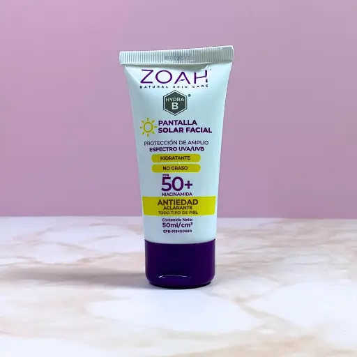 Pantalla Solar Facial FPS 50+ Zoah