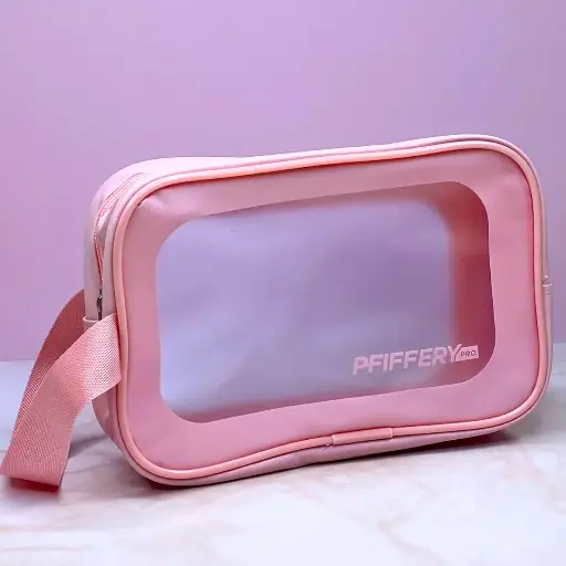 01 Bolso Cosmetiquero Pequeño Rosa PFIFFERY
