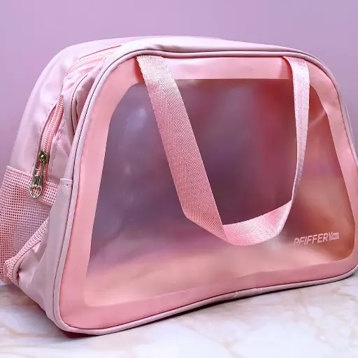 03 Bolso Cosmetiquero Grande Rosa PFIFFERY